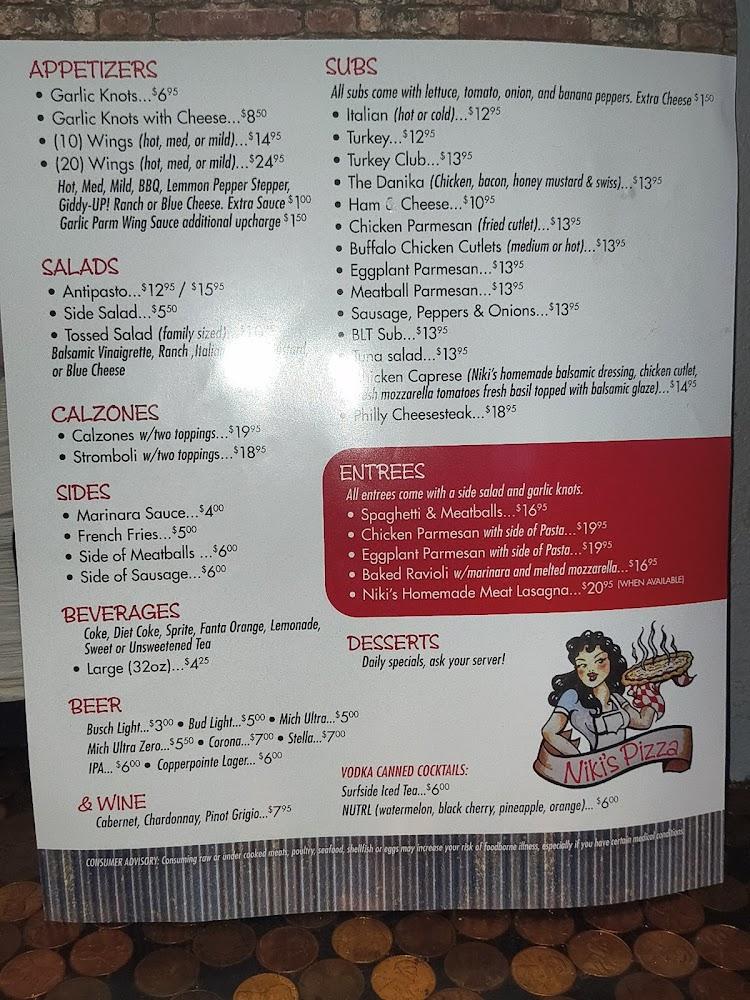 Niki's Pizza Menu image 3